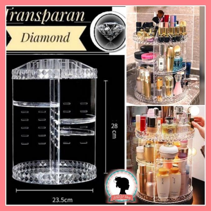

[[COD]] rak kosmetik putar akrilik TERJAMIN Kode 765