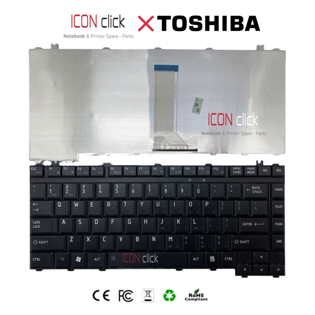 Keyboard Laptop Toshiba Satellite L200 L205 L300 L310 L510 L515