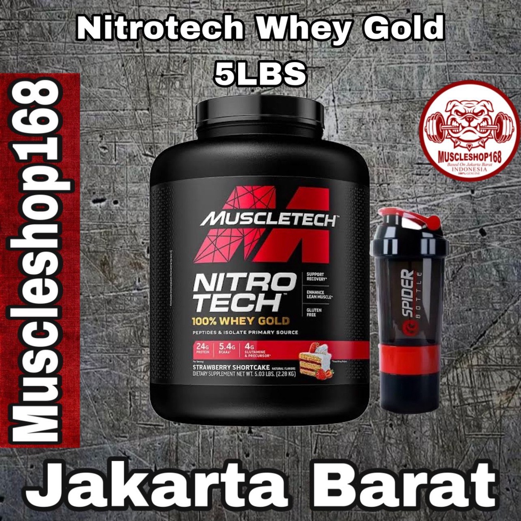 Muscletech Nitrotech Whey Gold 5 lbs Nitrotech Whey Gold 5lbs