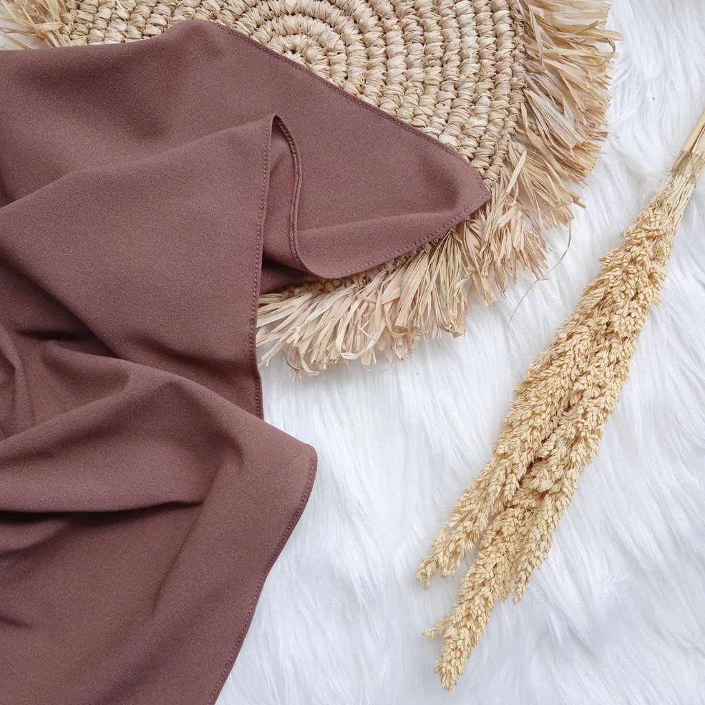 PASHMINA DIAMOND NISYA SABYAN TERLARIS 160CMX75CM-PSH160 MOCCA