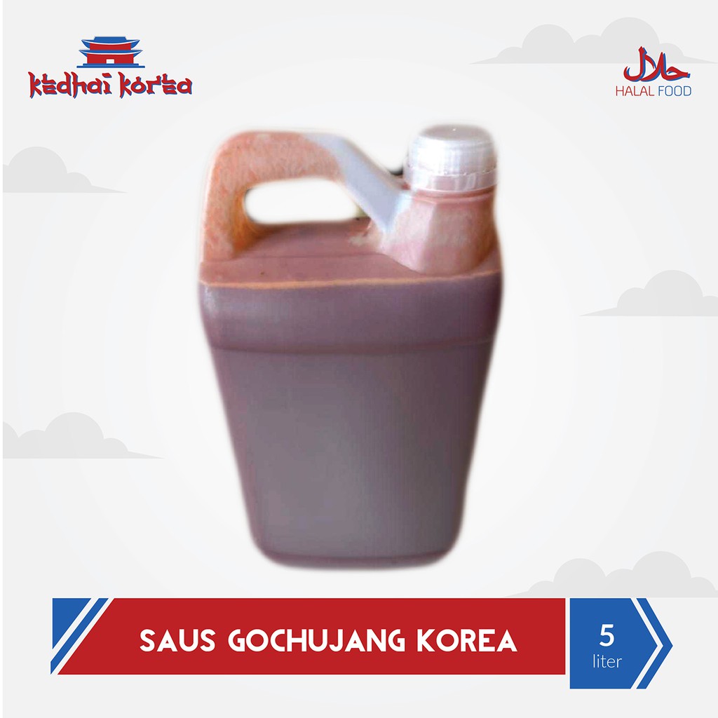 Gochujang Saus Gouchujang Sauce 5 Liter Topokki Toppoki Tteokbokki Instan Halal Kedhai Korea