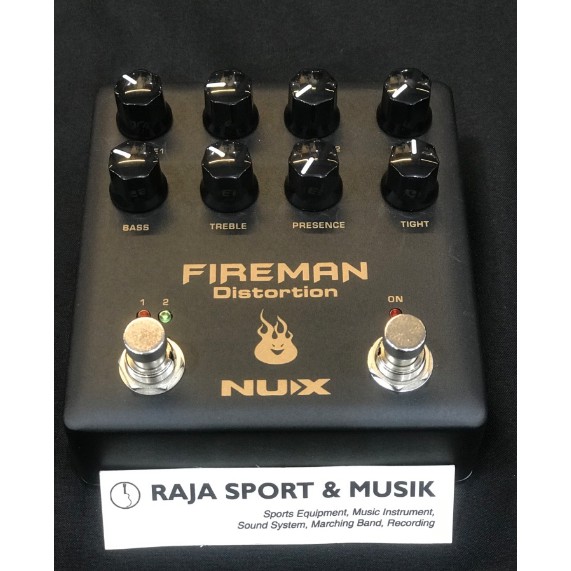 NUX NDS5 FIREMAN DISTORTION PEDAL EFEK GITAR BASS / NDS5 NDS-5 NDS 5