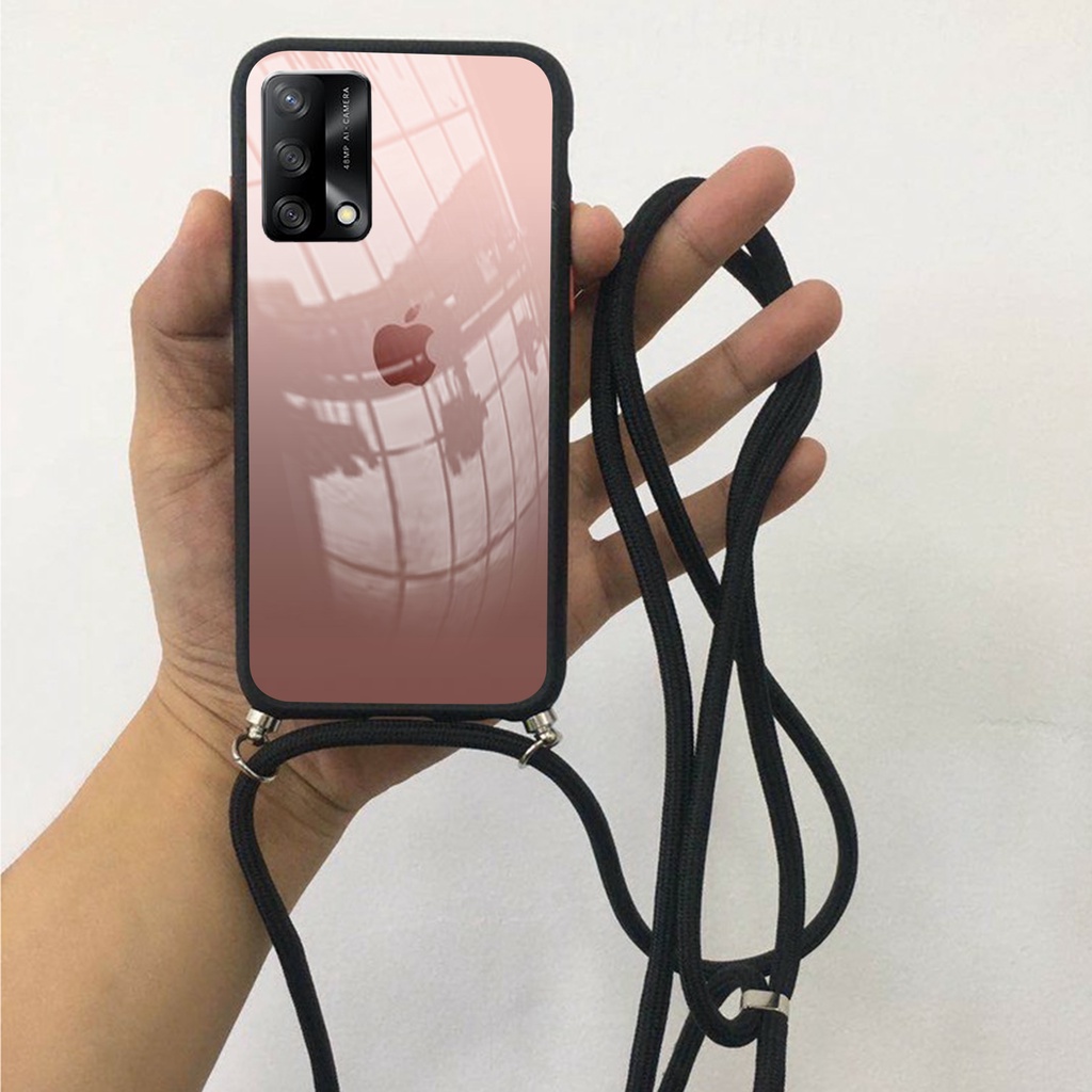 Softglass Kaca Tali For OPPO RENO 5F [KT 08] | Case Tali | Case RENO 5F | Casing RENO 5F | sling