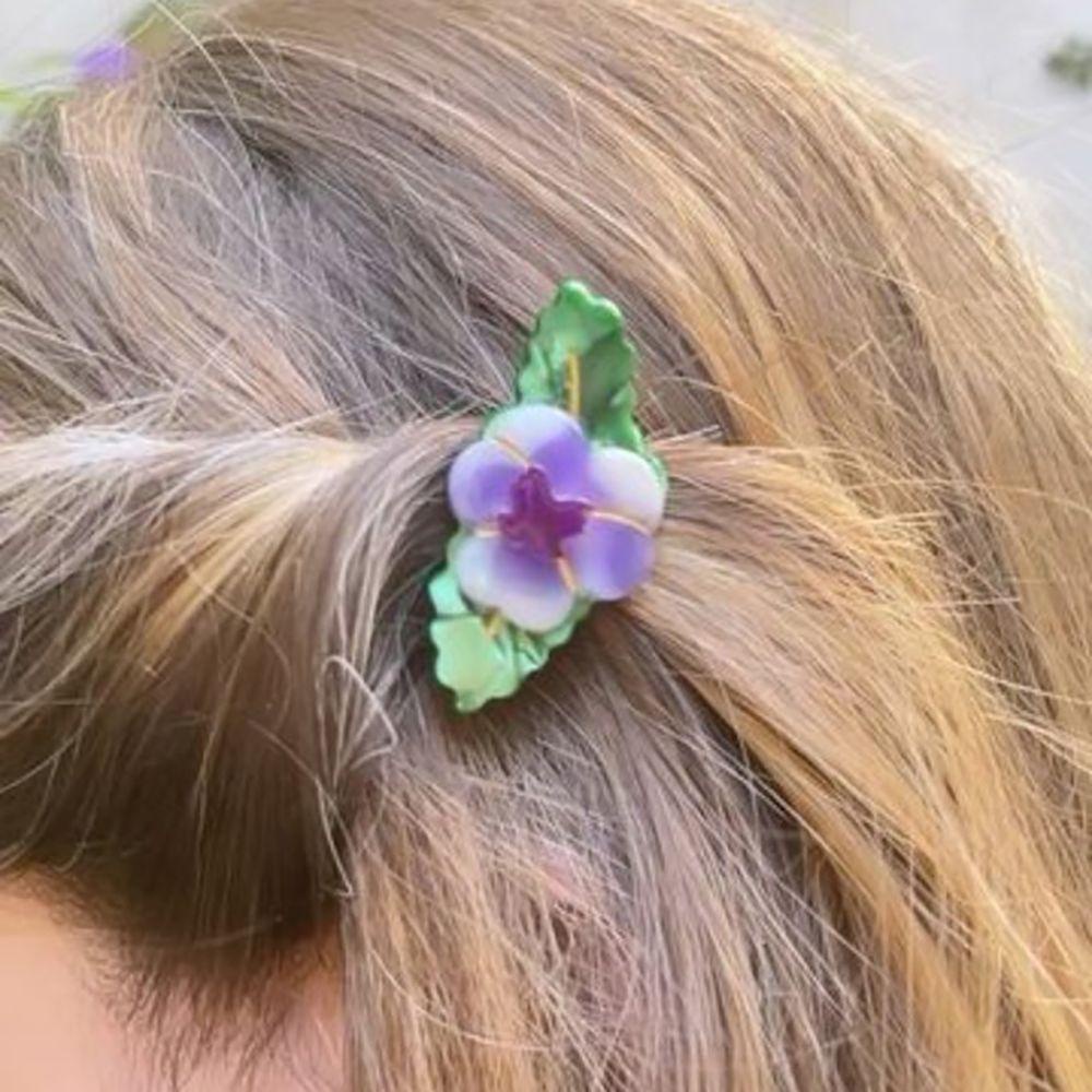 NICKOLAS1 Flower Hair Clip Hiasan Kepala Lucu Wisteria Bunga Acetic Hadiah Gadis Wanita Jepit