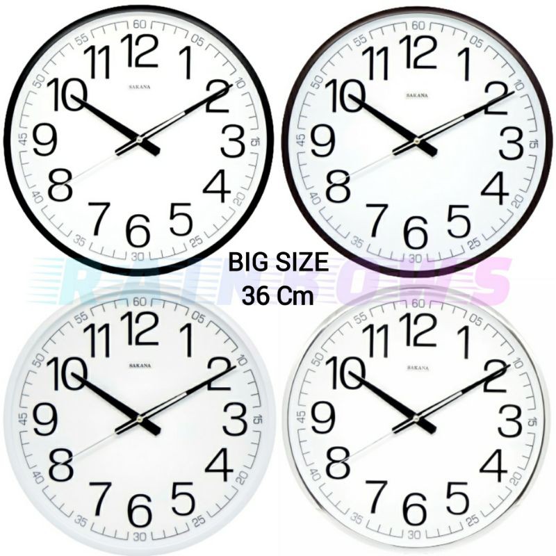 Jual Jam Dinding Sakana (468/068) Modern Clock (Quartz) Shopee