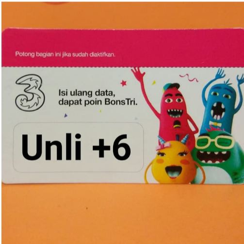 Voucher Tri Aon Unlimited+6GB