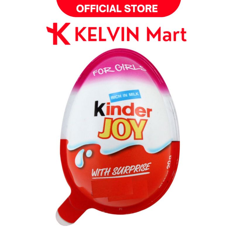 

Kinder Joy Girls Makanan Ringan Cokelat pck 20g | KELVIN Mart