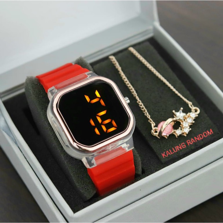 BISA COD✅ Jam Tangan Sport Digital Rubber Untuk Wanita Dan Pria Fashion Gaya Korea Import