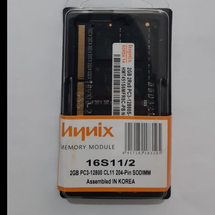 RAM HYNIX SODIMM DDR3 2GB PC 12800