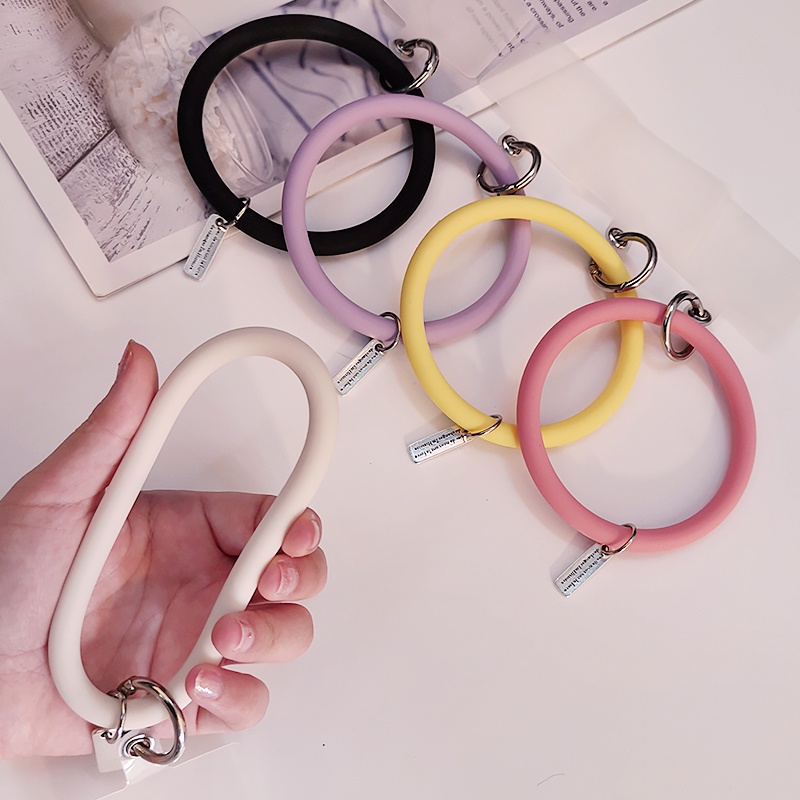 Tali Lanyard Handphone Universal Bahan Silikon Anti Hilang LIUXIN