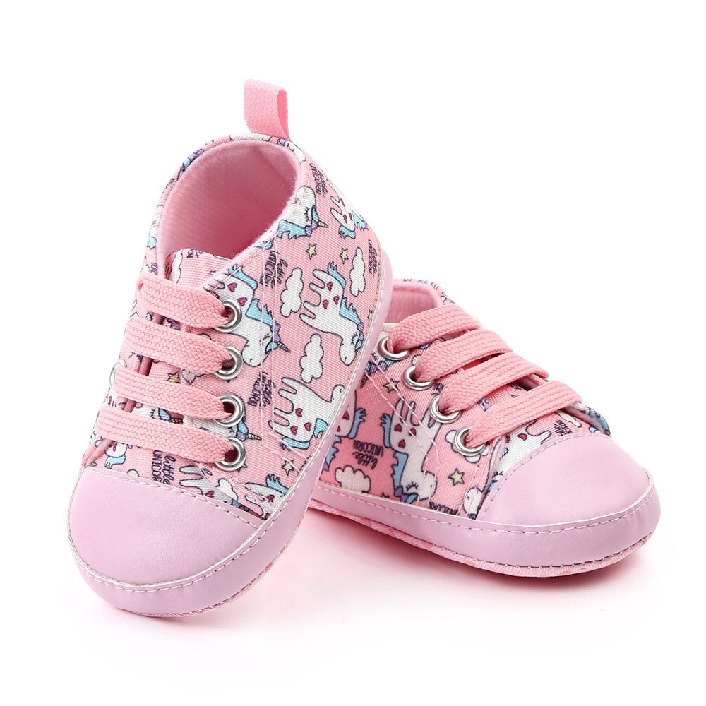 Sepatu Bayi Perempuan Prewalker Unicorn S1012 Pink