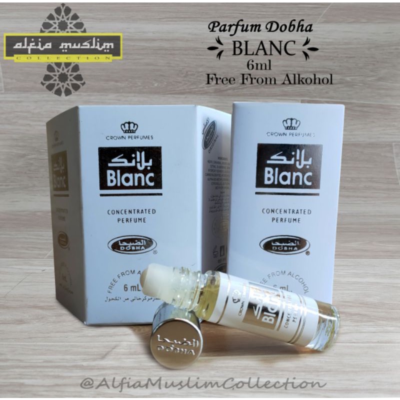 Dobha 6ml parfum minyak wangi nol alkohol