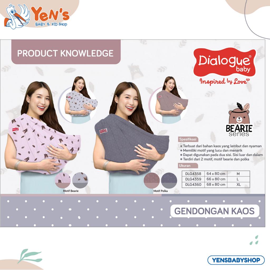 Dialogue Gendongan Kaos 2in1 Bearie Series