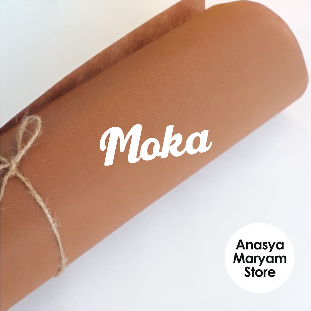 KAIN SPUNBOND BUKET MURAH PER 1 METER TEBAL-coklat moka