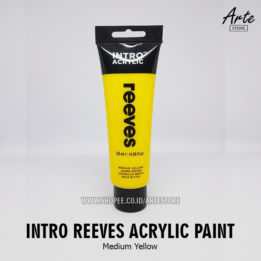 Cat Acrylic Intro Reeves Medium Yellow 100 ml