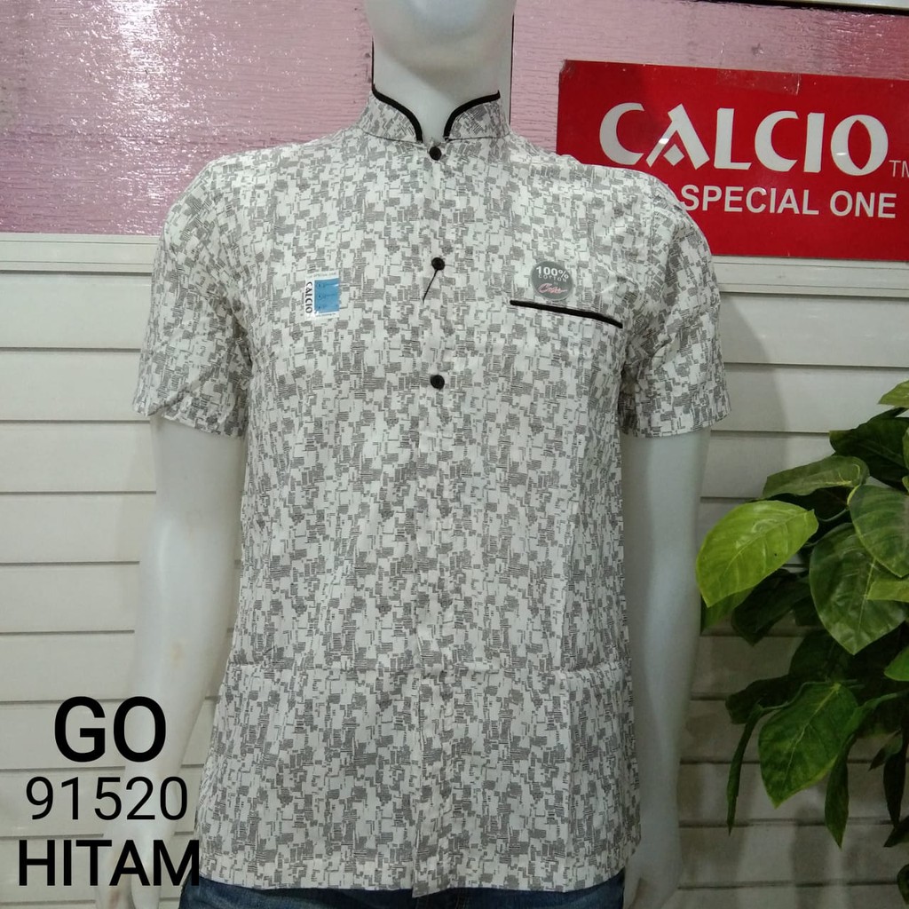 gof CALCIO SHIRT REGULER Kemeja cowok lengan pendek 100% Original!