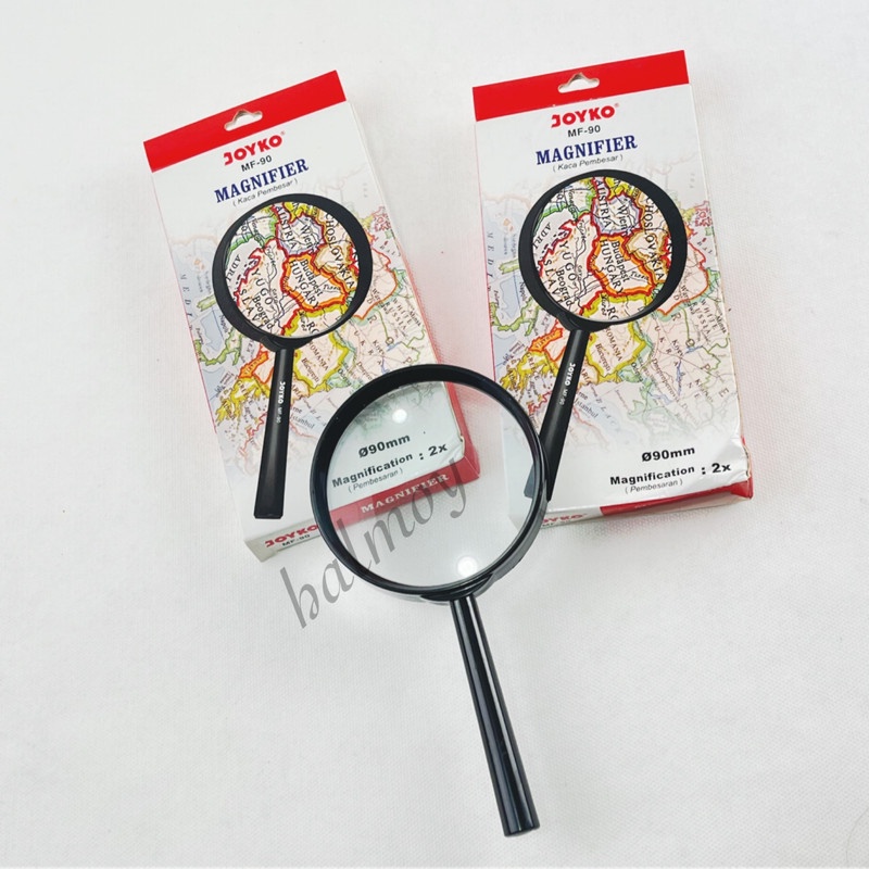

KACA PEMBESAR / MAGNIFYING GLASS / MAGNIFIER JOY ART JOYKO 90 MM