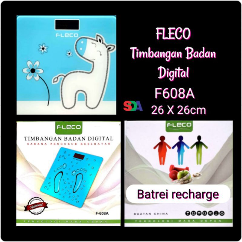 Timbangan Badan Digital Fleco F-608A