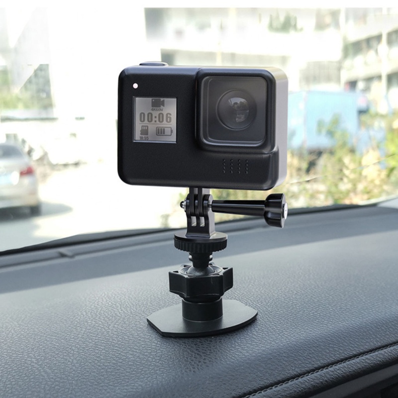 VIVI   Paste Stick Car Camera Mount Holder 1/4&quot; Screw Car DVR Mini Sticky Car Bracket