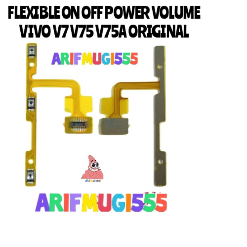 Flexible Flexible Power On Off Volume Vivo V7 Original