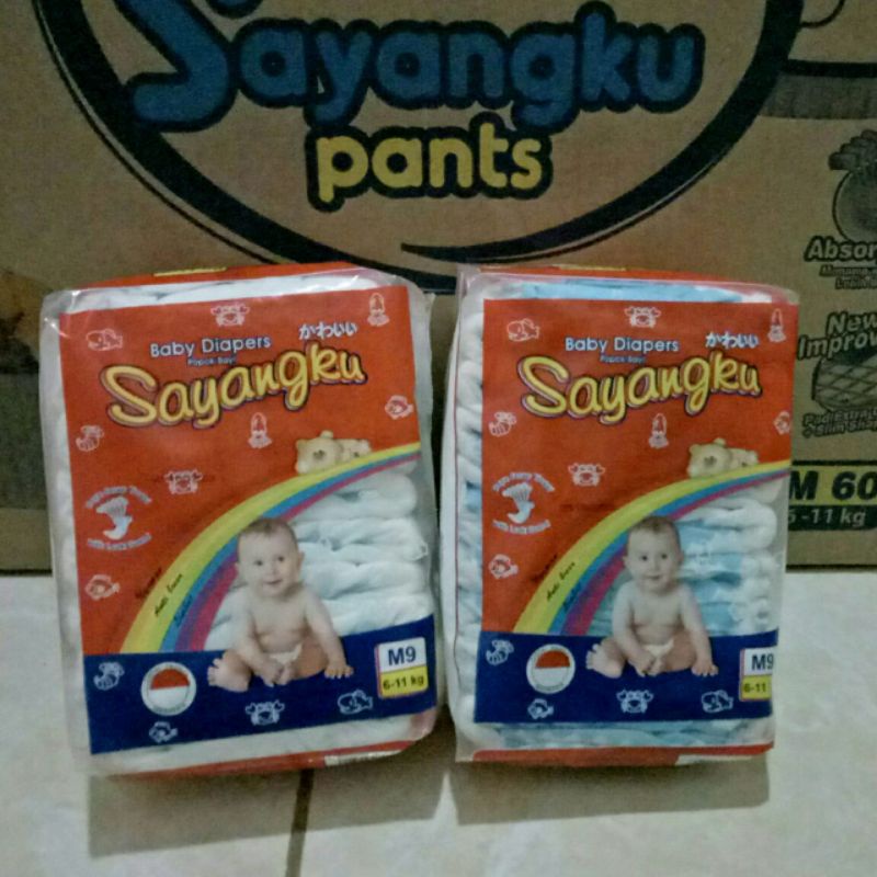 Pampers sayangku Diapers size M9
