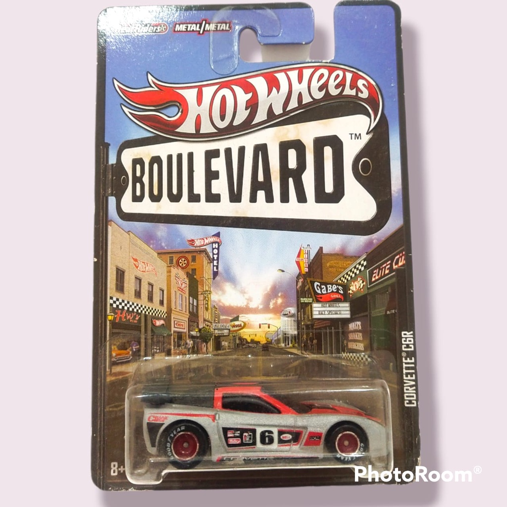 CORVETTE C6R CARD BLOULEVARD HOTWHEELS