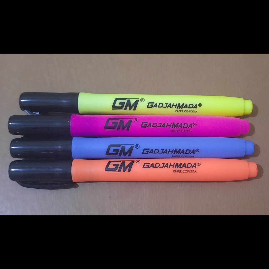 

Stabilo Highlighter GM Gajah Mada 3005 Kualitas Tinta German