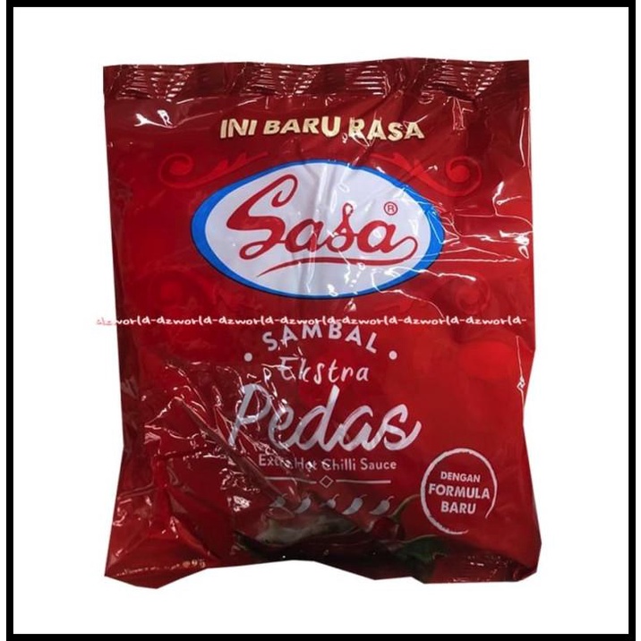 

Sambal Sasa Sambal Extra Hot Sachet Isi 24Pcs Saset Saos Pedas