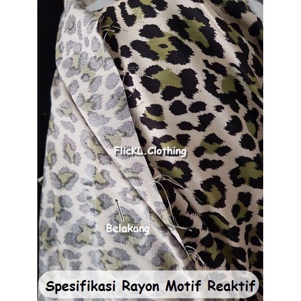 Bahan Kain Rayon Motif Corak Loreng Bintik Abstrak Sultan Gisel Galaxy Polkadot Salur