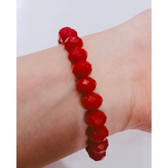 gelang wanita kristal ceko polos //gelang kristal