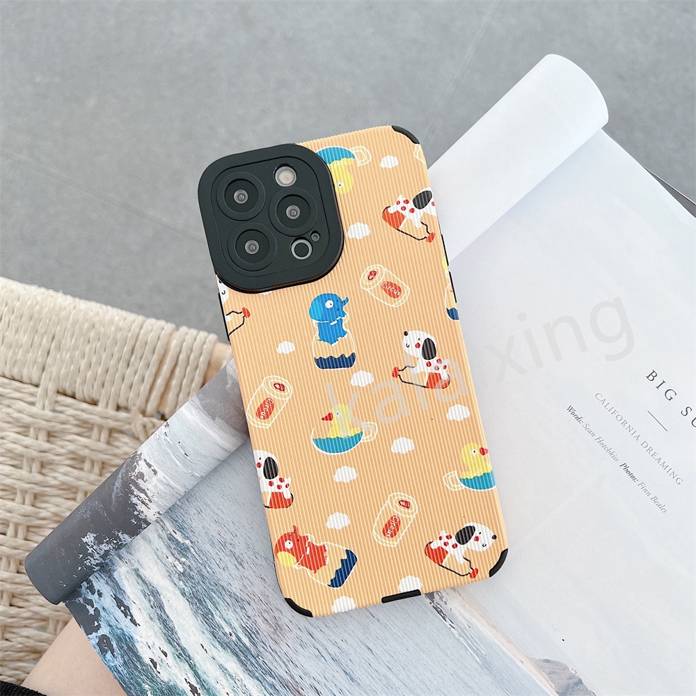 Case Motif Kartun Untuk iPhone 13 Pro Max 12Pro 11 XS Max XR XS X