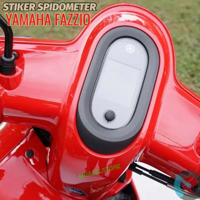 stiker sticker pelindung spidometer motor yamaha fazzio