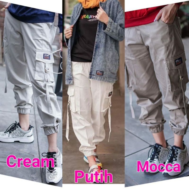 GYL Jogger Cargo / Celana Jogger GYL / Celana  Cargo GYL