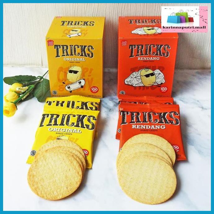 

E5Ewsfg- Snack Tricks Baked Crips Kentang-Rendah Kalori- 1 Box 1 Rasa 10 Sachet - Original 78Itjyhf-