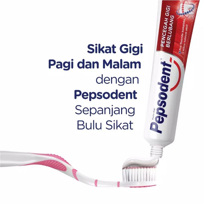 Pepsodent Whitening 225 G Pencegah Gigi Berlubang Toothpaste Pasta White 225g