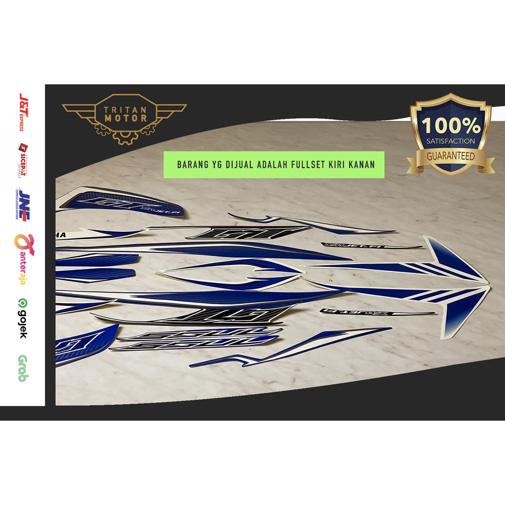 Sticker bodi list body striping motor MIO SOUL GT 2013
