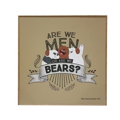 

We Bare Bears Wall Décor Canvas 30x30cm (Men)