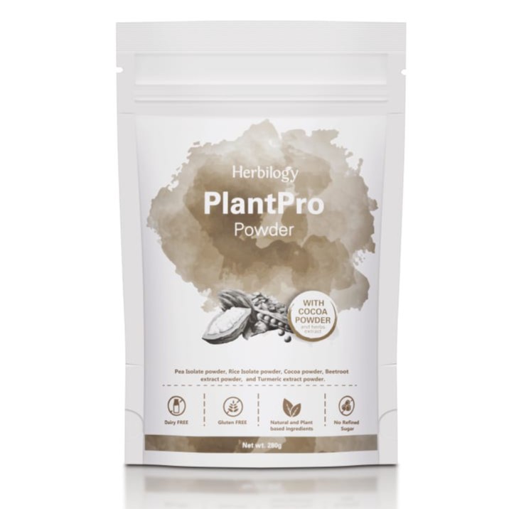 Herbilogy PlantPro Powder–Cocoa 280g (plant protein)