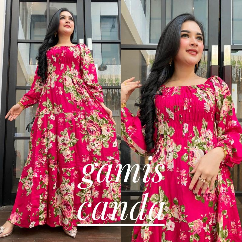 GAMIS LONGDRESS CANDA MAWAR