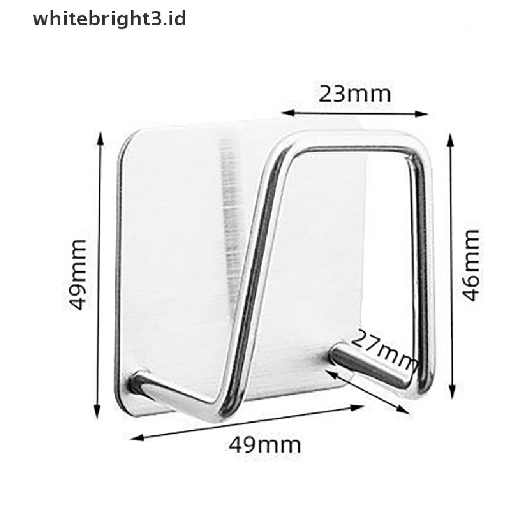 (whitebright3.id) Rak Pengering Spons Bahan Stainless Steel Untuk Wastafel Dapur