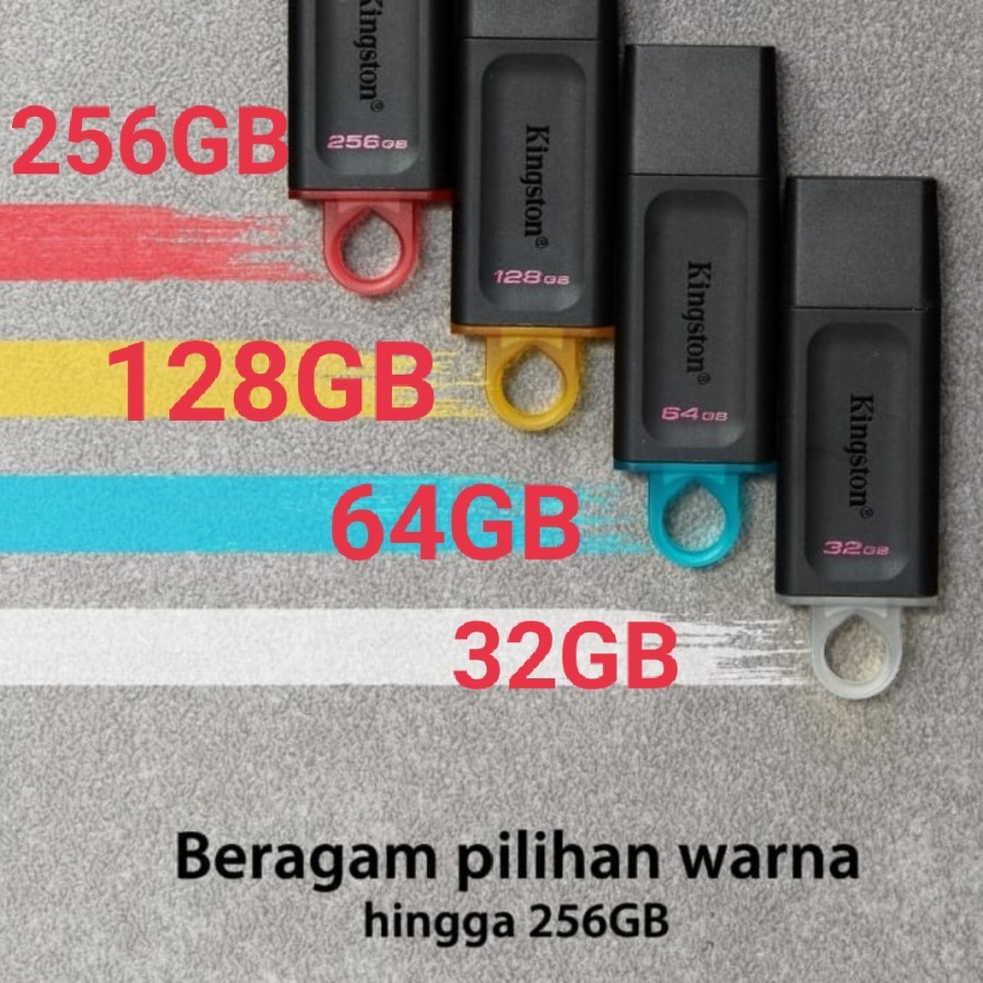 Flashdisk Kingston DTX 128GB USB 3.2 ORIGINAL GRANSI Resmi 5 Tahun