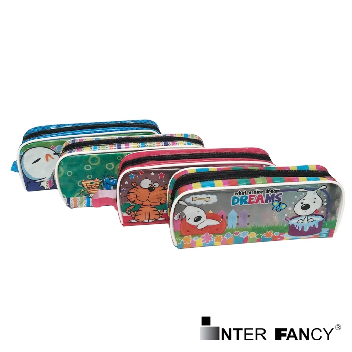 

Kotak Pensil / Pencil Case See Trough Cartoon Motif