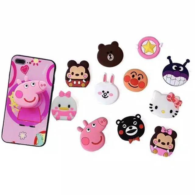 POP SOCKET HP BRAKET HP KARAKTER CARTOON 3D