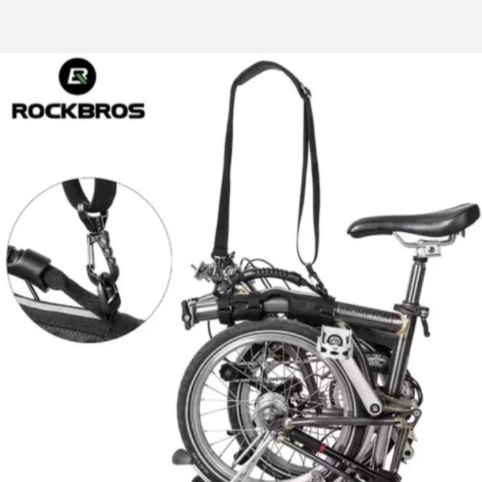 ROCKBROS***Tas jinjing seli Premium Carying shoulder trifold