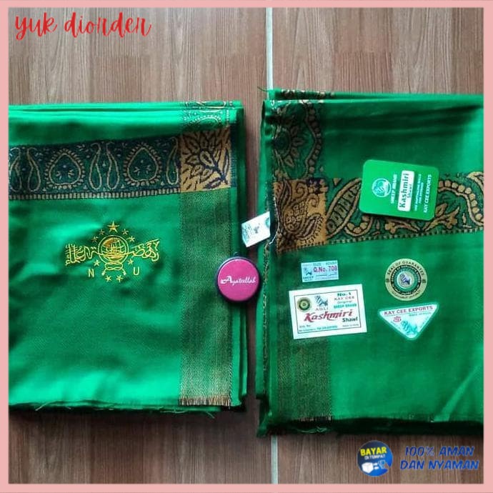 ✨ BISA COD ✨ Promo Sorban Nu - Sorban Kashmiri - Sorban Hijau - Surban Nu Tbk
