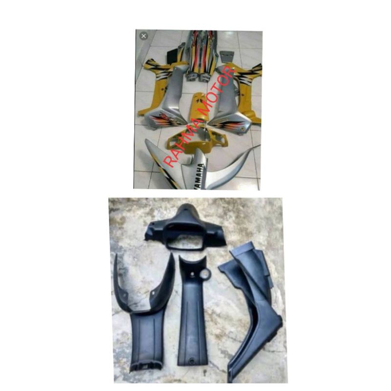 cover body halus  kasar fizr F1ZR milenium silver kuning