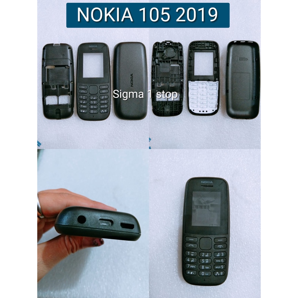 CASING NOKIA 105  N105 2019 TA1174  FULL SET + TULANG  HOUSING COVER CASE  KESING SARUNG NOKIA JADUL