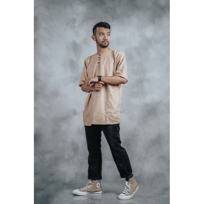 BAJU KOKO FASHION BAHAN LINEN KEKINIAN RAMADHAN