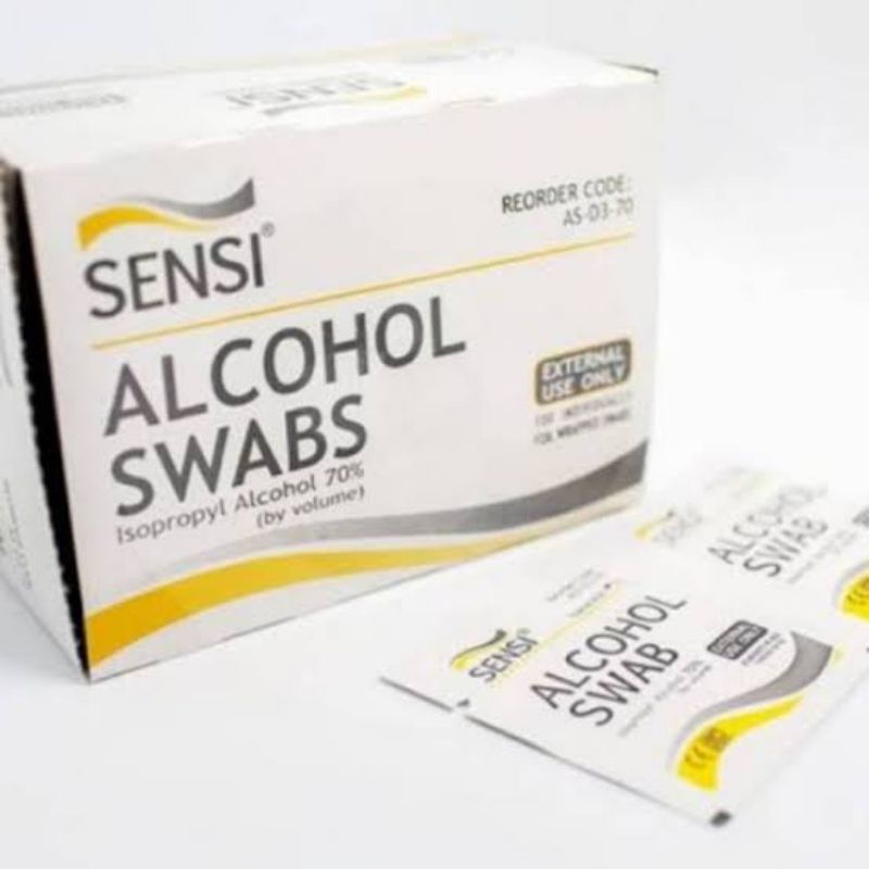 ECER Sensi Alcohol Swabs Tisu Alkohol Swab Tissue Alcohol