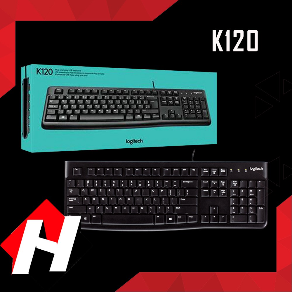 Keyboard Logitech K120 / Keyboard Logitech Wired Murah